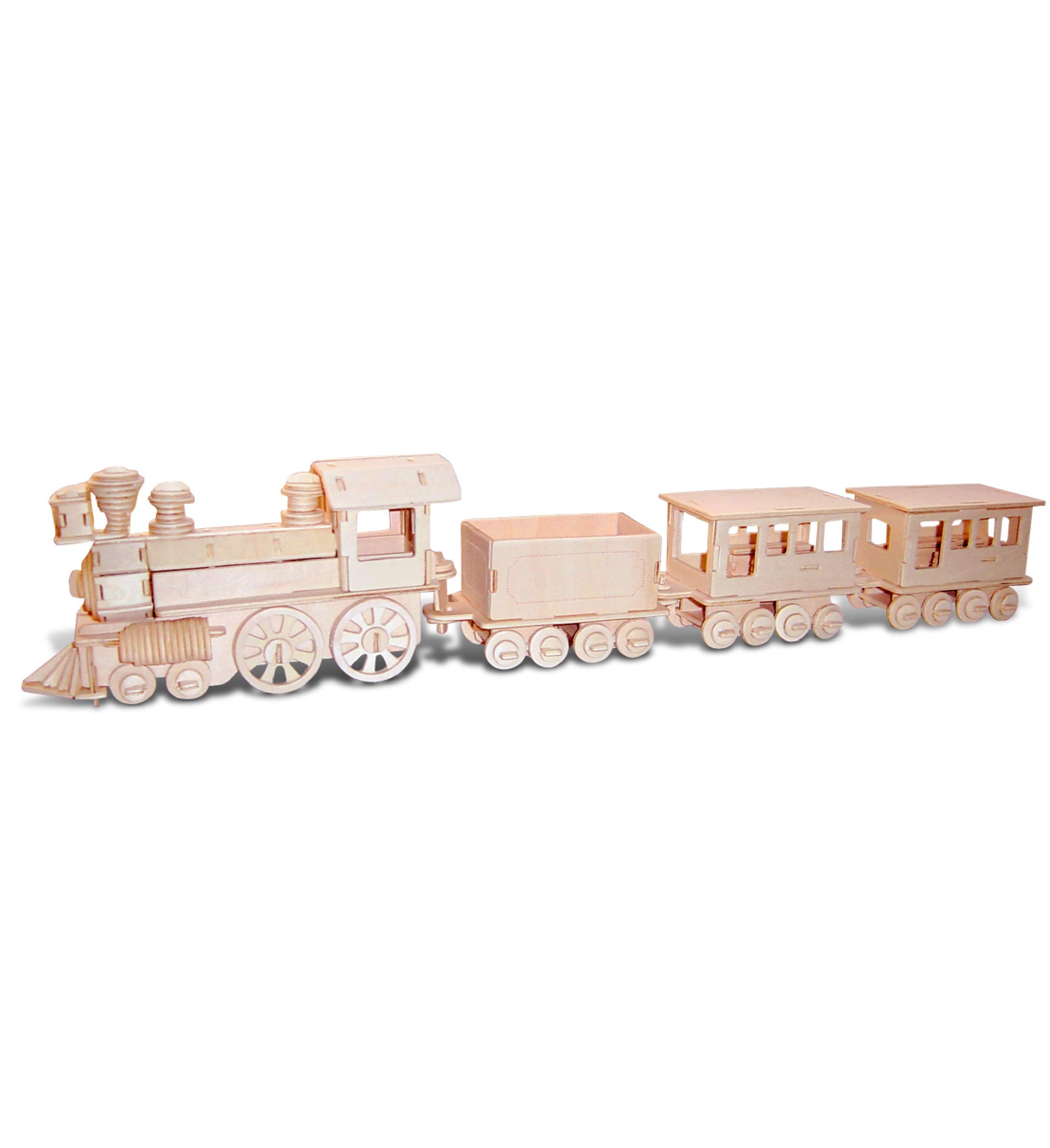 Amazon.com: Puzzled 3D Puzzle Train Wood Craft Construction Model